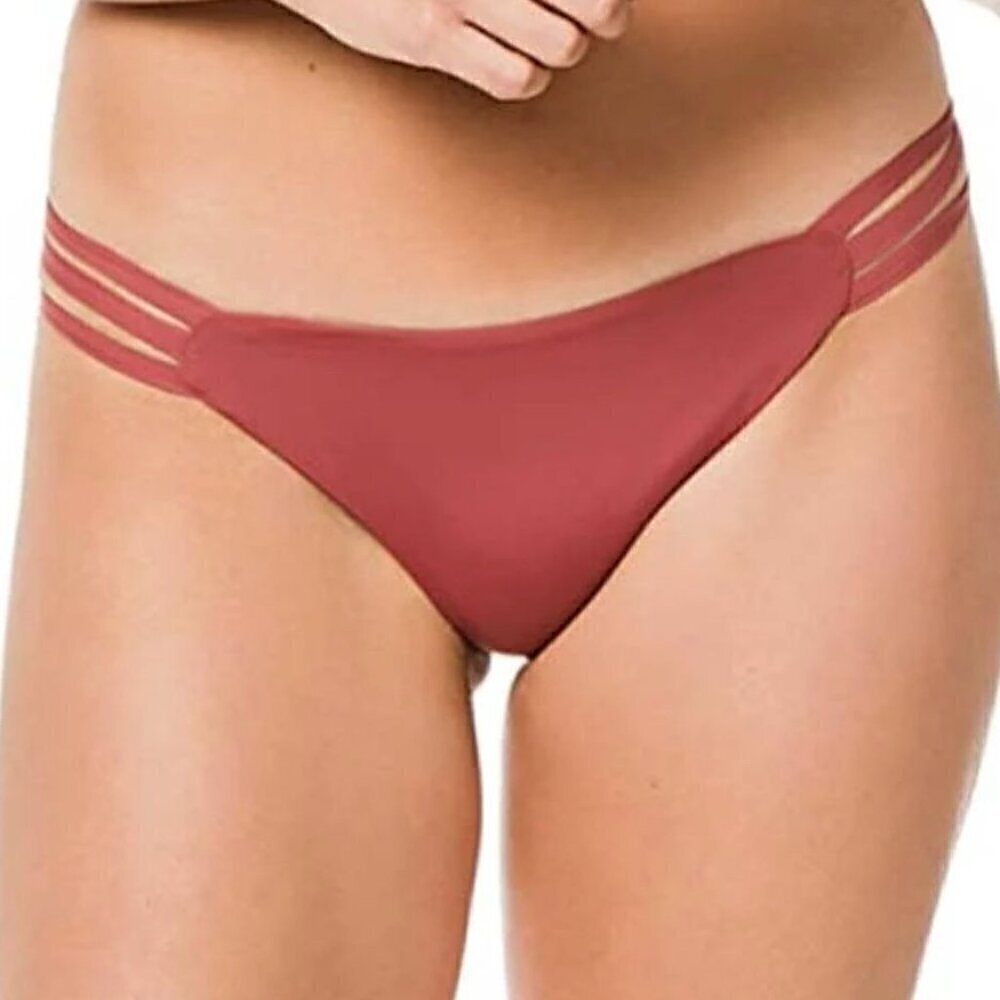 NWT LSpace Rose Full Cut Bikini Bottom - Size: Small